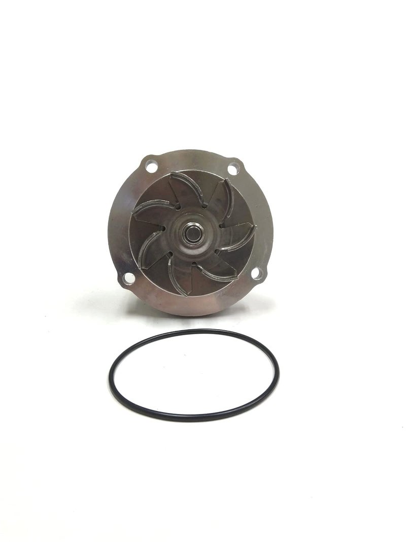 OAW F2450 Engine Water Pump 100mm Metal Impeller for 6.0L-V8 Powerstroke Diesel on (2004-2010) Ford E350 E450 Excursion F250 F350 F450 F550 Manufactured after Oct 03 - Image 3